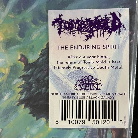 Tomb Mold – The Enduring Spirit – Limited Blue and Black Galaxy Vinyl Record NEW - Picture 2 of 3